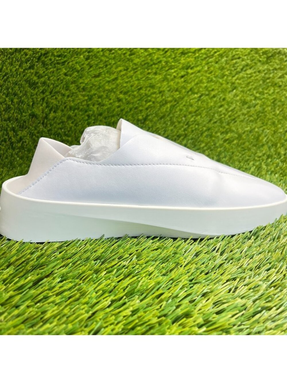 Wolf & Shepherd Cruise Ace Mens 6.5 Womens Size 8 White Leather Slip On Shoes